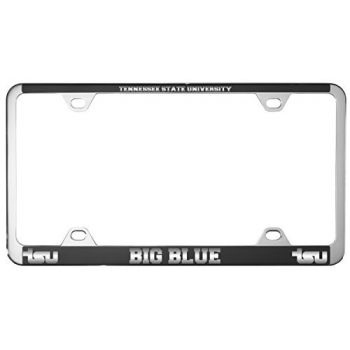 Stainless Steel License Plate Frame - Tennessee State Tigers