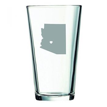 16 oz Pint Glass  - I Heart Arizona - I Heart Arizona