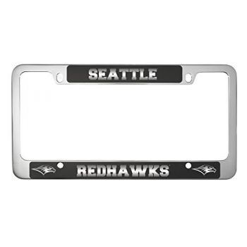 Stainless Steel License Plate Frame - Seattle Red Hawks