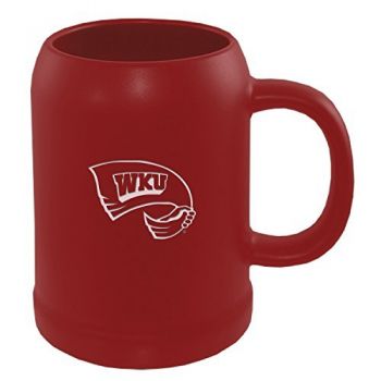 22 oz Ceramic Stein Coffee Mug - Western Kentucky Hilltoppers
