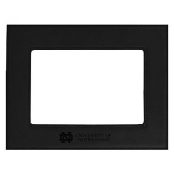 4 x 6 Velour Leather Picture Frame - Notre Dame Fighting Irish