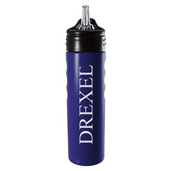 24 oz Stainless Steel Sports Water Bottle - Drexel Dragons