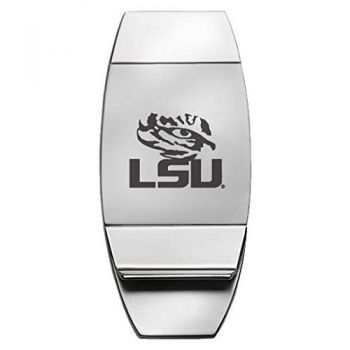 Stainless Steel Money Clip - LSU Tigers