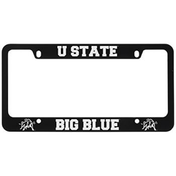 Stainless Steel License Plate Frame - Utah State Aggies