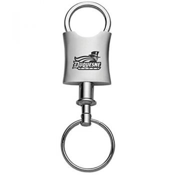Tapered Detachable Valet Keychain Fob - Duquesne Dukes