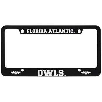Stainless Steel License Plate Frame - FAU Owls
