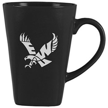 14 oz Square Ceramic Coffee Mug - Eastern Washington Eagles