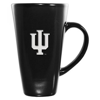 16 oz Square Ceramic Coffee Mug - Indiana Hoosiers