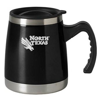16 oz Stainless Steel Coffee Tumbler - North Texas Mean Green