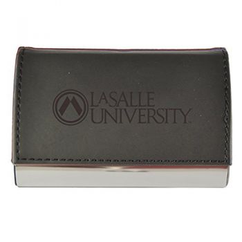 PU Leather Business Card Holder - La Salle Explorers