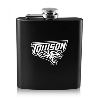 6 oz Stainless Steel Hip Flask - Towson Tigers