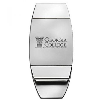 Stainless Steel Money Clip - Georgia College Bobcats