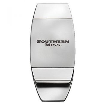 Stainless Steel Money Clip - Southern Miss Eagles