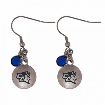 NCAA Charm Earrings - Central Connecticut Blue Devils