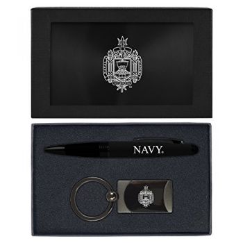 Prestige Pen and Keychain Gift Set - Navy Midshipmen