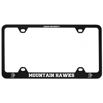 Stainless Steel License Plate Frame - Lehigh Mountain Hawks