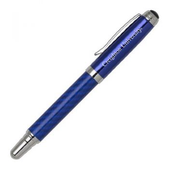 Carbon Fiber Rollerball Twist Pen - Creighton Blue Jays