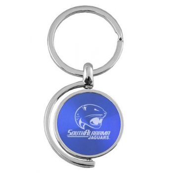 Spinner Round Keychain - South Alabama Jaguars