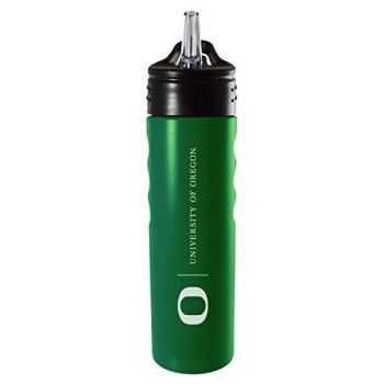 24 oz Stainless Steel Sports Water Bottle - Oregon Ducks
