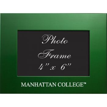 4 x 6  Metal Picture Frame - Manhattan College Jaspers
