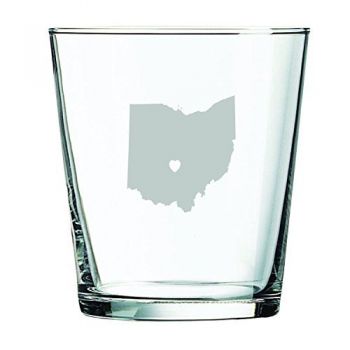 13 oz Cocktail Glass - I Heart Ohio - I Heart Ohio