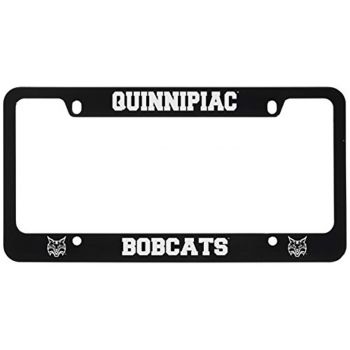 Stainless Steel License Plate Frame - Quinnipiac bobcats