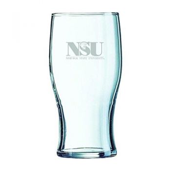 19.5 oz Irish Pint Glass - Norfolk State Spartans