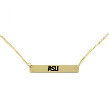 Brass Bar Necklace - ASU Sun Devils