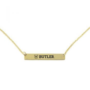 Brass Bar Bracelet - Butler Bulldogs