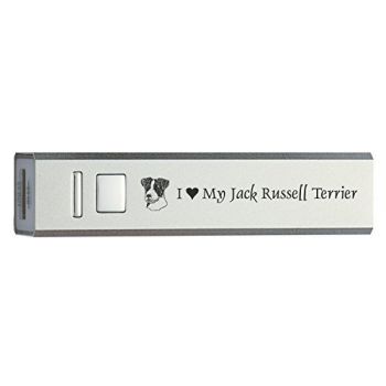 Quick Charge Portable Power Bank 2600 mAh  - I Love My Jack Russel Terrier