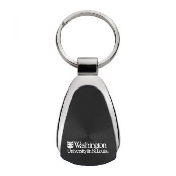 Teardrop Shaped Keychain Fob - Washington University in St. Louis