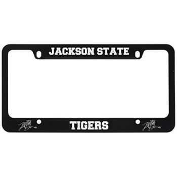 Stainless Steel License Plate Frame - Jackson State Tigers