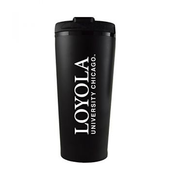 16 oz Insulated Tumbler with Lid - Loyola Ramblers
