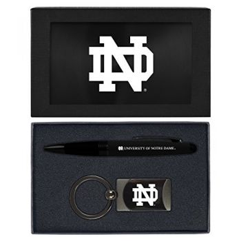 Prestige Pen and Keychain Gift Set - Notre Dame Fighting Irish