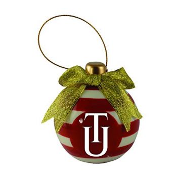Ceramic Christmas Ball Ornament - Tuskegee Tigers
