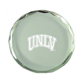 Crystal Paper Weight - UNLV Rebels