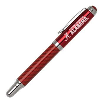 Carbon Fiber Rollerball Twist Pen - Alabama Crimson Tide