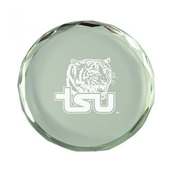 Crystal Paper Weight - Tennessee State Tigers
