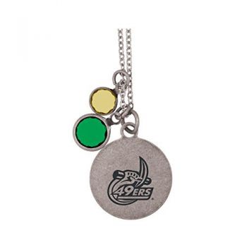 NCAA Charm Necklace - UNC Charlotte 49ers