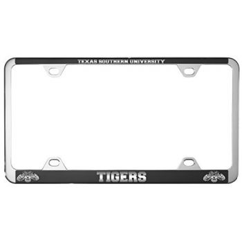 Stainless Steel License Plate Frame - Texas Southern Tigers