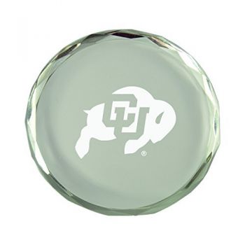 Crystal Paper Weight - Colorado Buffaloes