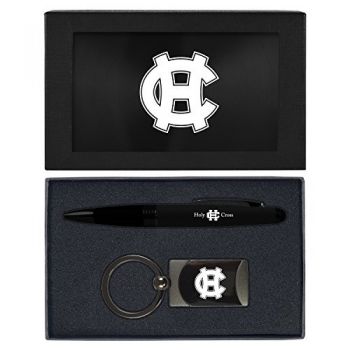 Prestige Pen and Keychain Gift Set - Holy Cross Crusaders