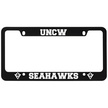 Stainless Steel License Plate Frame - UNC Wilmington Seahawks