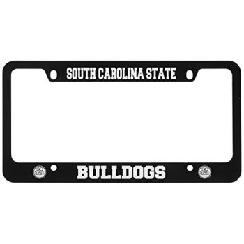 Stainless Steel License Plate Frame - South Carolina State Bulldogs