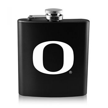 6 oz Stainless Steel Hip Flask - Oregon Ducks