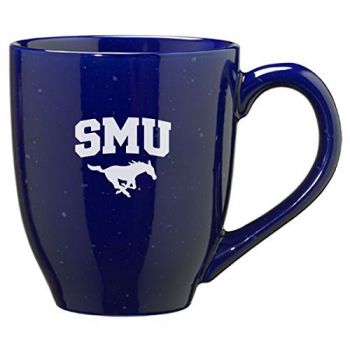 16 oz Ceramic Coffee Mug with Handle - SMU Mustangs