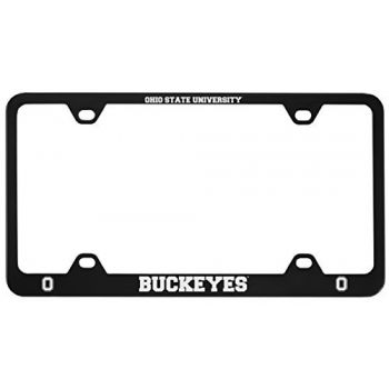 Stainless Steel License Plate Frame - Ohio State Buckeyes