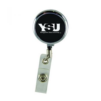 Retractable ID Badge Reel - Youngstown State Penguins