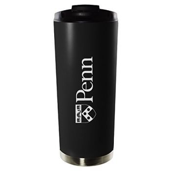 16 oz Vacuum Insulated Tumbler with Lid - Penn Quakers