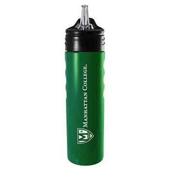 24 oz Stainless Steel Sports Water Bottle - Manhattan College Jaspers